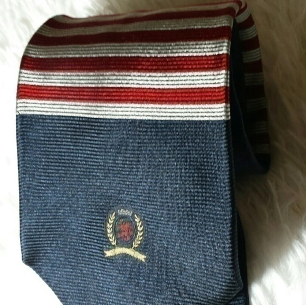Tommy Hilfiger USA Men's Italian Silk Neck Tie
